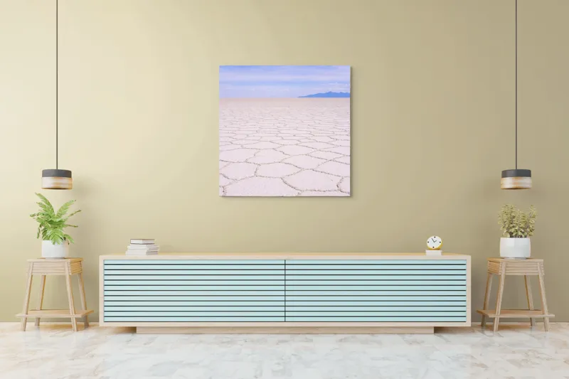 Infinitul liniștit al peisajului geometric, 100 x 100 cm – poza 5