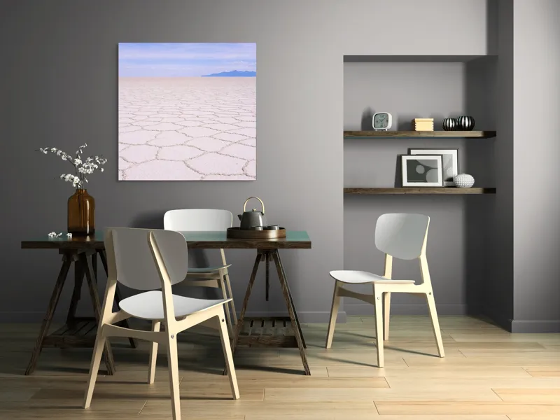 Infinitul liniștit al peisajului geometric, 100 x 100 cm – poza 6