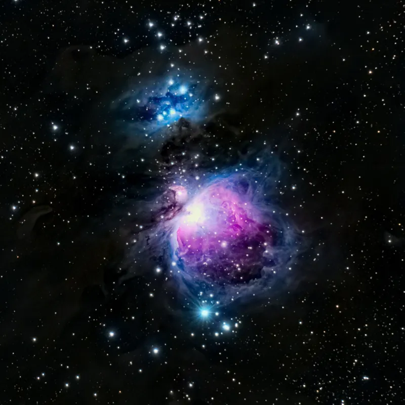 Nebula Cosmice Adâncurile Universului, 100 x 100 cm – poza 2