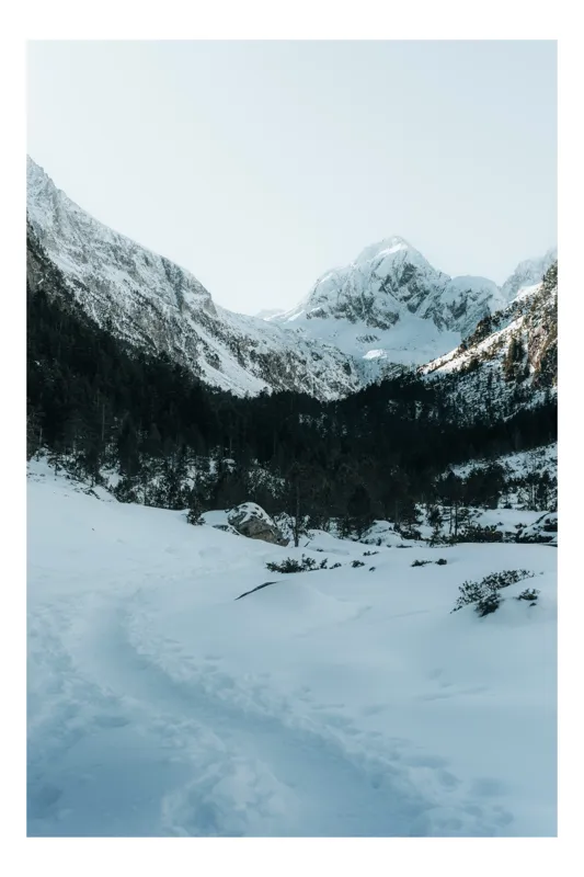 Peisaje montane zile de iarnă, 50 x 90 cm