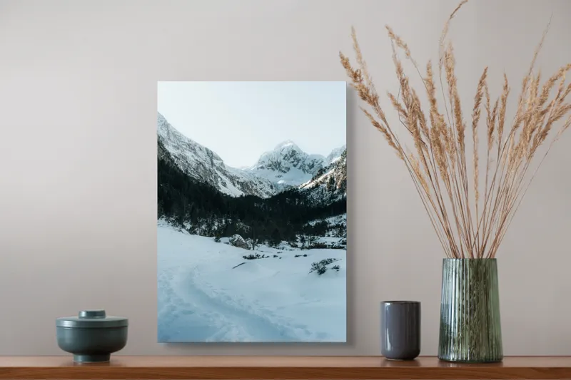 Peisaje montane zile de iarnă, 39 x 54 cm – poza 3