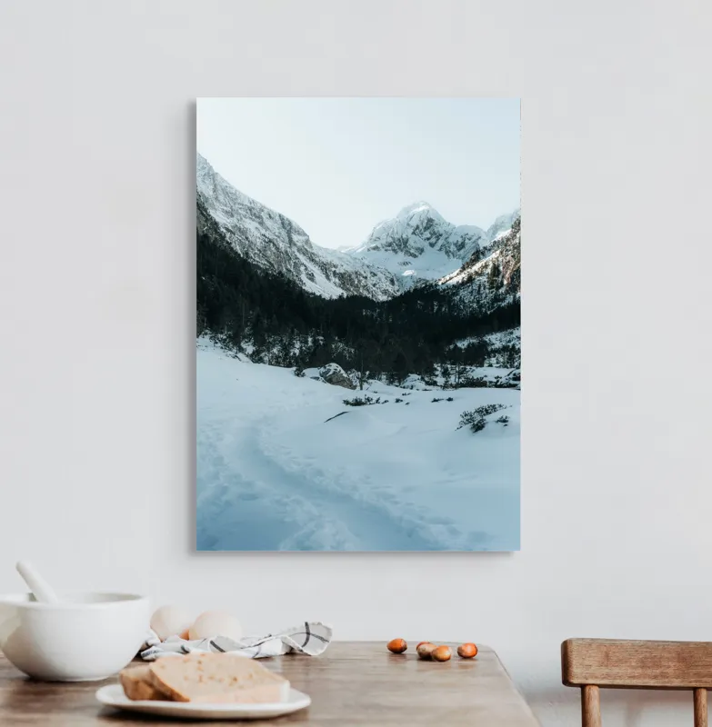 Peisaje montane zile de iarnă, 50 x 70 cm – poza 3