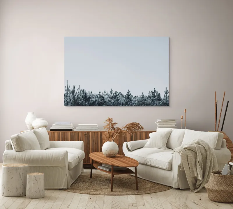 Pădure înghețată liniște eternă, 150 x 100 cm – poza 3