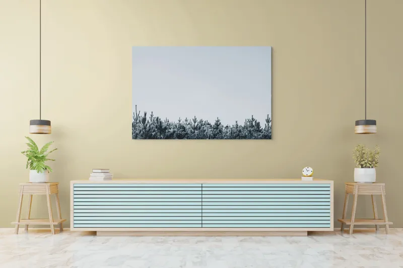 Pădure înghețată liniște eternă, 150 x 100 cm – poza 6