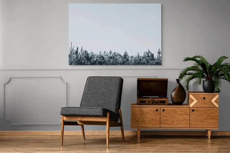 Pădure înghețată liniște eternă, 150 x 100 cm – poza 8