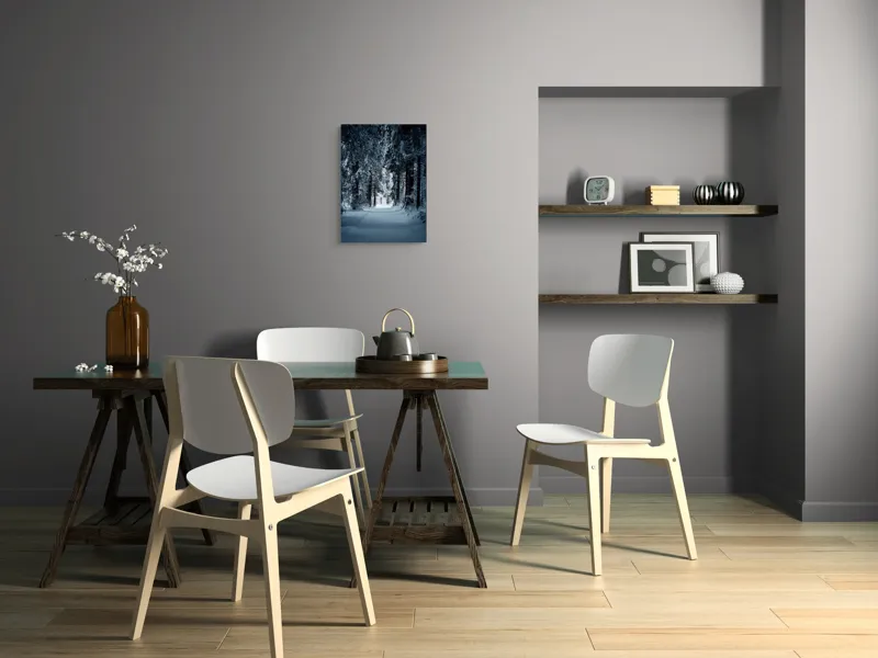 Pădure de iarnă liniștită artă murală, 39 x 54 cm – poza 7