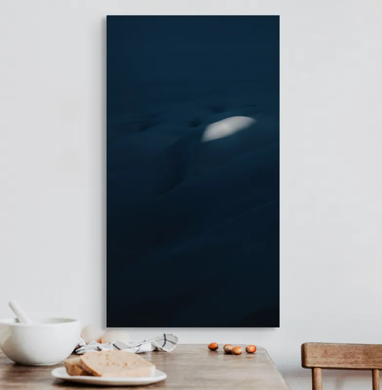 Lumina nopții liniștite pe canvas, 50 x 90 cm – poza 3