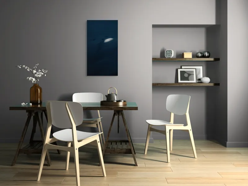 Lumina nopții liniștite pe canvas, 50 x 90 cm – poza 4
