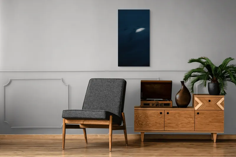 Lumina nopții liniștite pe canvas, 50 x 90 cm – poza 8