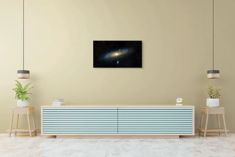 Galaxia în lumină cosmică profundă, 90 x 50 cm – poza 5
