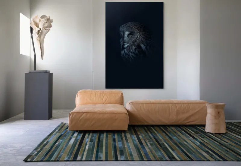 Bufnița în taina întunericului artă, 100 x 150 cm – poza 7