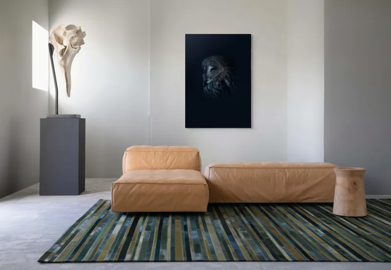 Bufnița în taina întunericului artă, 70 x 100 cm – poza 8