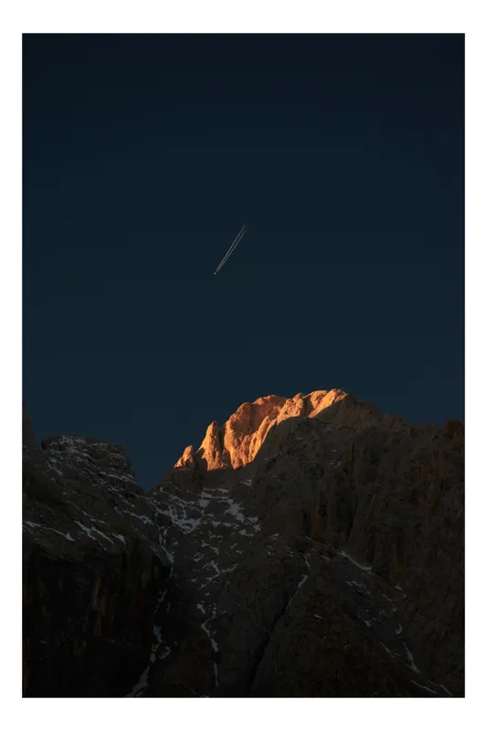 Montane zbor la amurg spectaculos, 100 x 100 cm