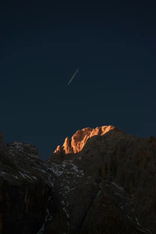 Montane zbor la amurg spectaculos, 100 x 150 cm – poza 2
