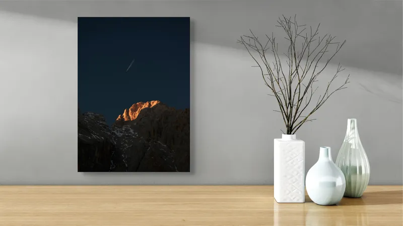 Montane zbor la amurg spectaculos, 39 x 54 cm – poza 4