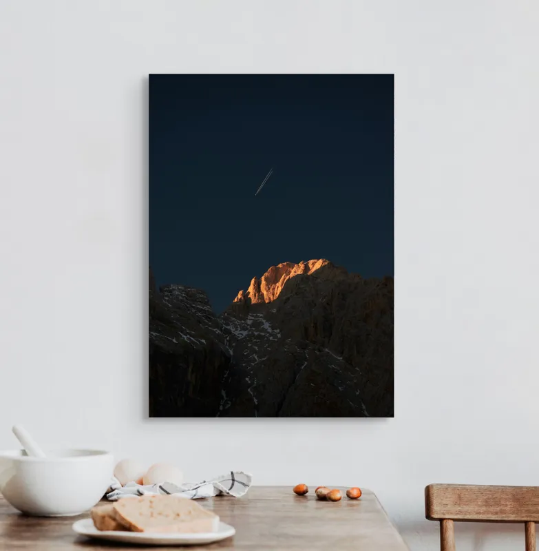 Montane zbor la amurg spectaculos, 50 x 70 cm – poza 3