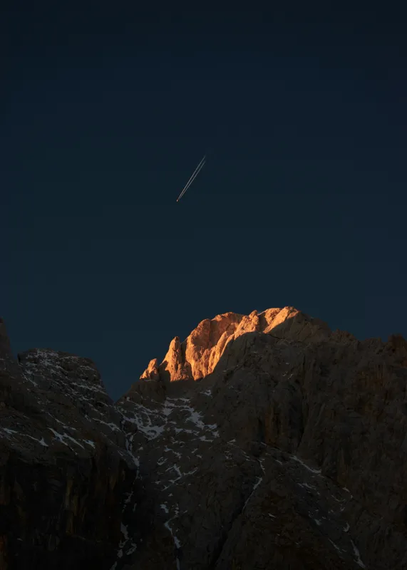 Montane zbor la amurg spectaculos, 50 x 70 cm – poza 2
