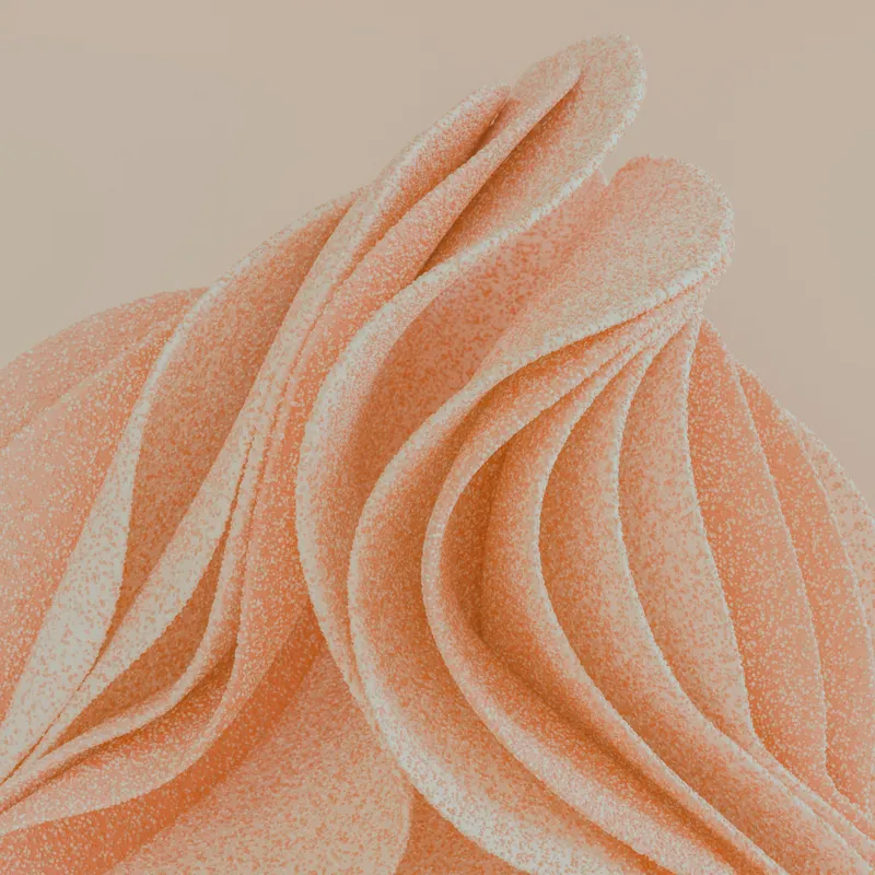 Curbe pastelate delicat și fluide, 100 x 100 cm – poza 2