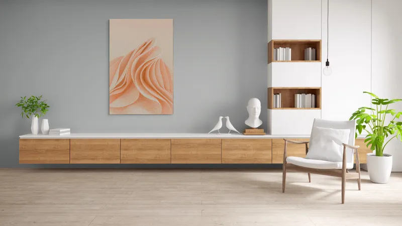 Curbe pastelate delicat și fluide, 100 x 150 cm – poza 8