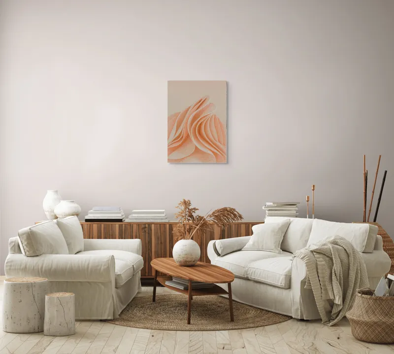 Curbe pastelate delicat și fluide, 50 x 70 cm – poza 4