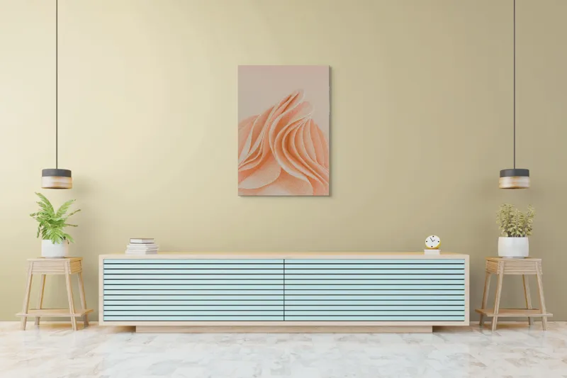 Curbe pastelate delicat și fluide, 70 x 100 cm – poza 5