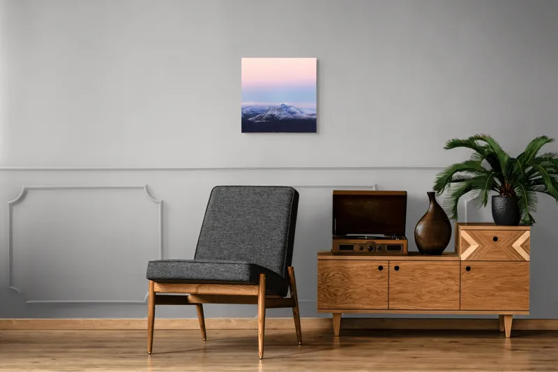 Peisaj Montan la Răsărit Serenitate, 50 x 50 cm – poza 6