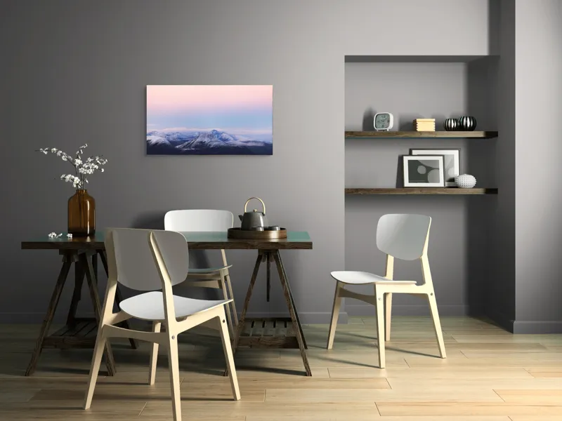 Peisaj Montan la Răsărit Serenitate, 90 x 50 cm – poza 3