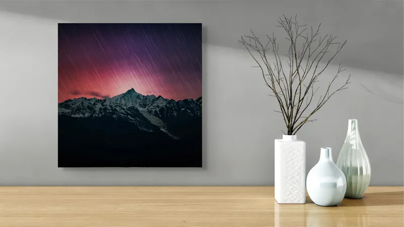Vârfuri noastre sub cerul cosmic, 50 x 50 cm – poza 3