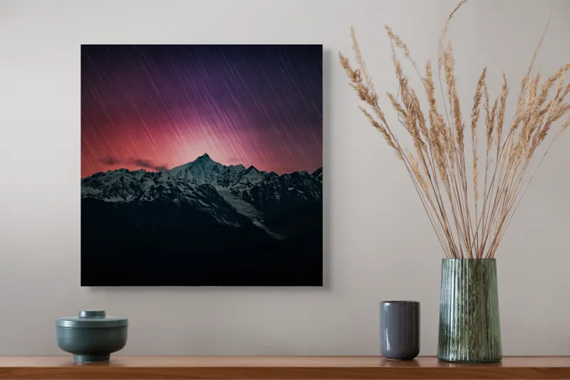 Vârfuri noastre sub cerul cosmic, 50 x 50 cm – poza 4
