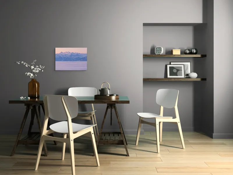 Munți la apus liniște violetă, 54 x 39 cm – poza 6