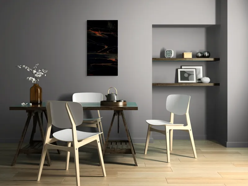 Contururi Abisale în Întuneric Eleganță, 50 x 90 cm – poza 4