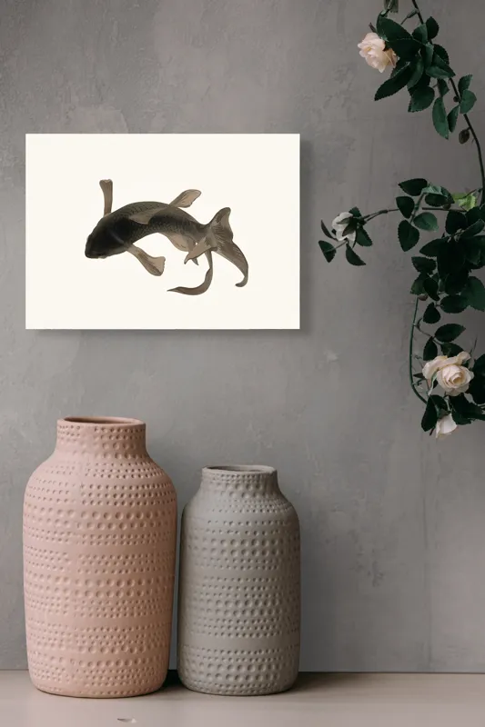 Peștele Koi în apă liniștită, 54 x 39 cm – poza 8