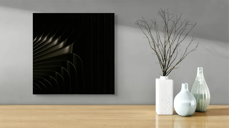 Unduirea luminii în întuneric profund, 50 x 50 cm – poza 3