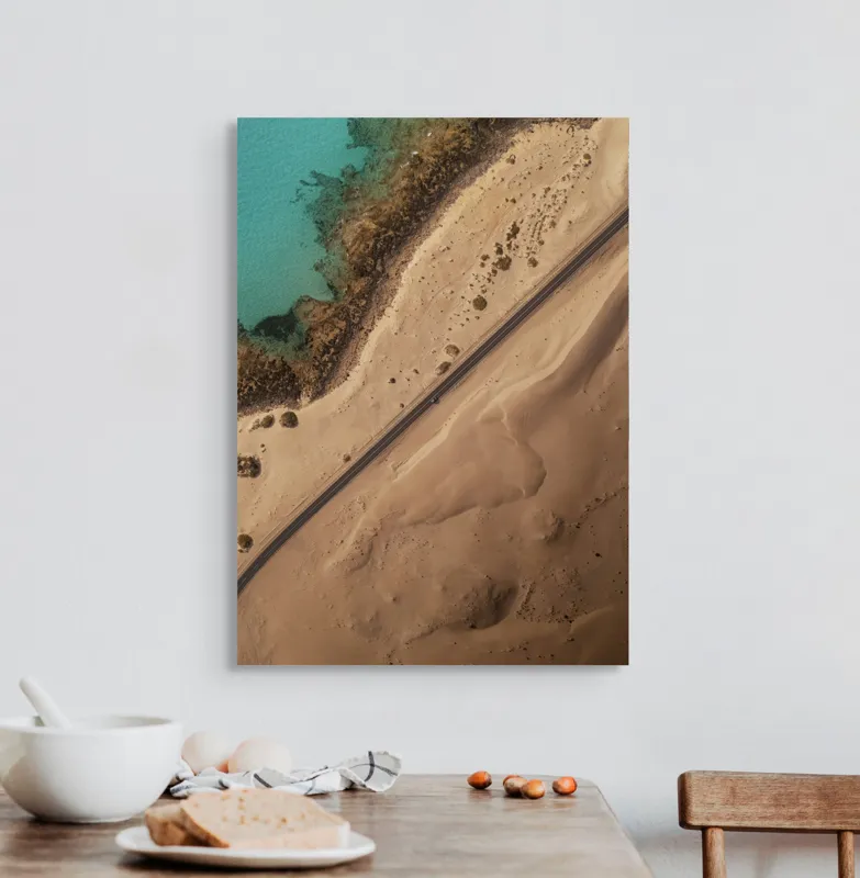 Peisaj deșert apă contrast linie, 50 x 70 cm – poza 3