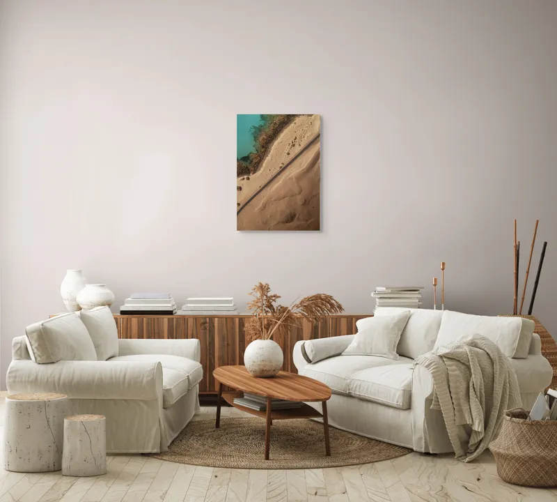 Peisaj deșert apă contrast linie, 50 x 70 cm – poza 4