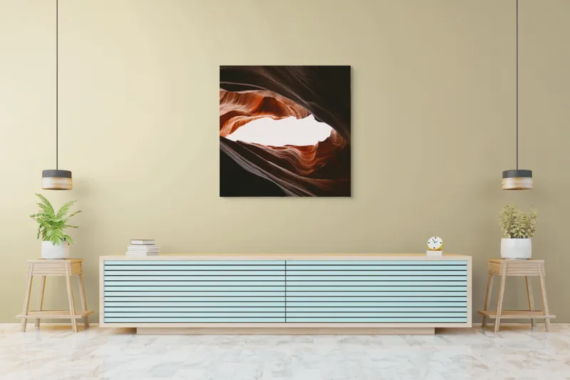 Câmpuri vaste adânci sculptate de natură, 100 x 100 cm – poza 5