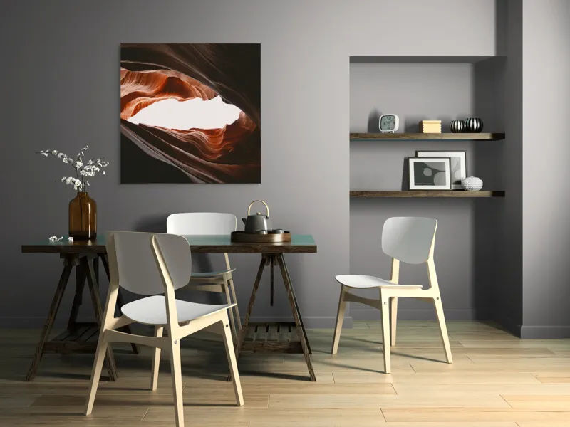 Câmpuri vaste adânci sculptate de natură, 100 x 100 cm – poza 6
