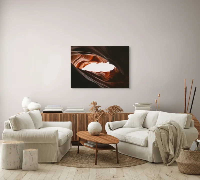 Câmpuri vaste adânci sculptate de natură, 100 x 70 cm – poza 3