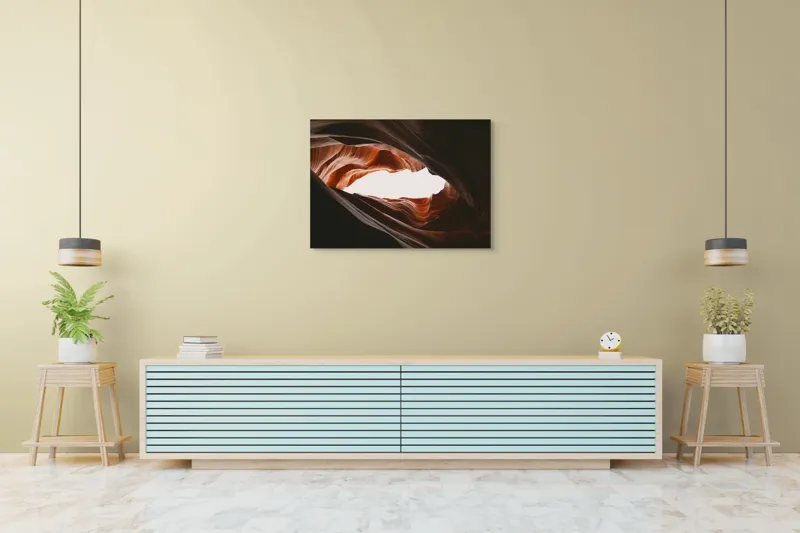 Câmpuri vaste adânci sculptate de natură, 100 x 70 cm – poza 4