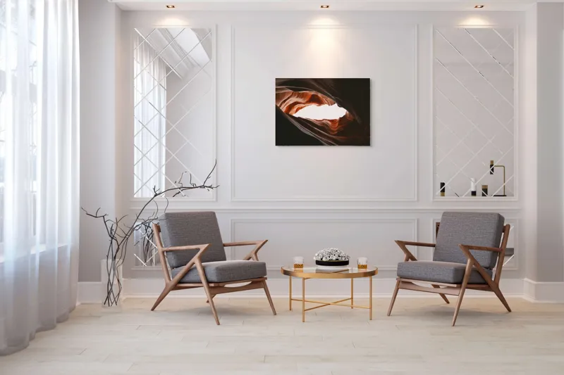 Câmpuri vaste adânci sculptate de natură, 100 x 70 cm – poza 5