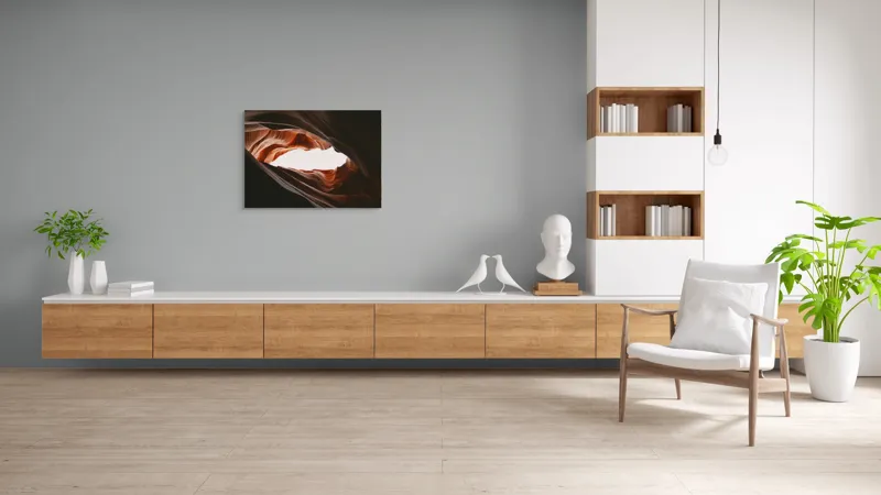 Câmpuri vaste adânci sculptate de natură, 100 x 70 cm – poza 6