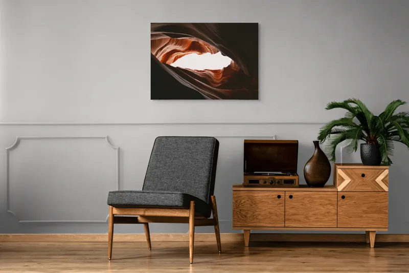 Câmpuri vaste adânci sculptate de natură, 100 x 70 cm – poza 8