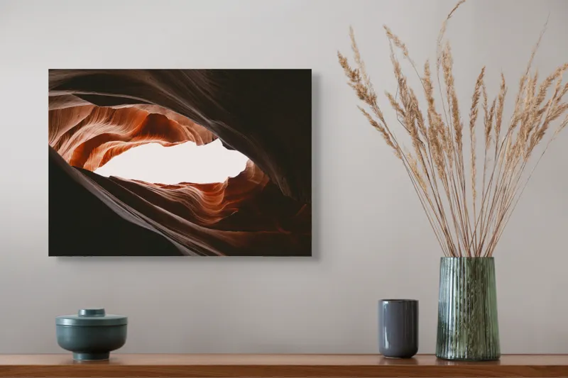 Câmpuri vaste adânci sculptate de natură, 54 x 39 cm – poza 4
