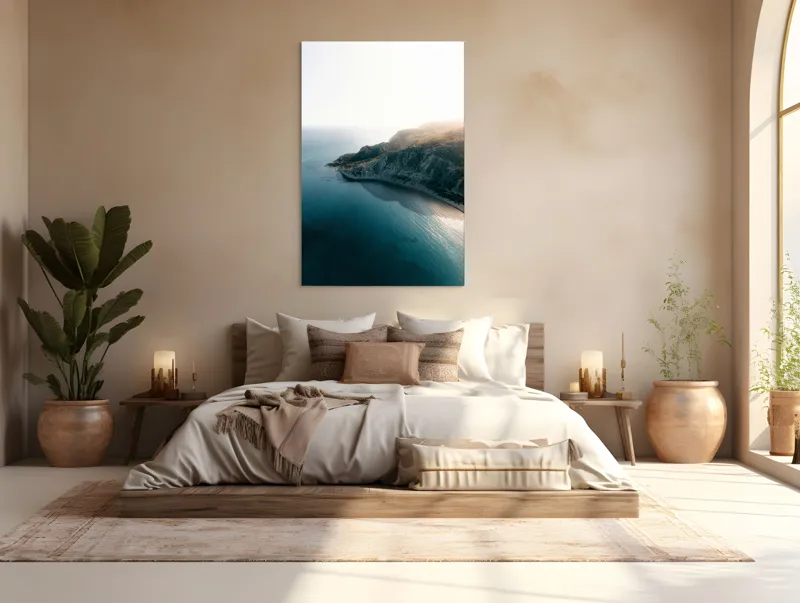 Peisaj Marin Luminos Ocean Vast, 100 x 150 cm – poza 3