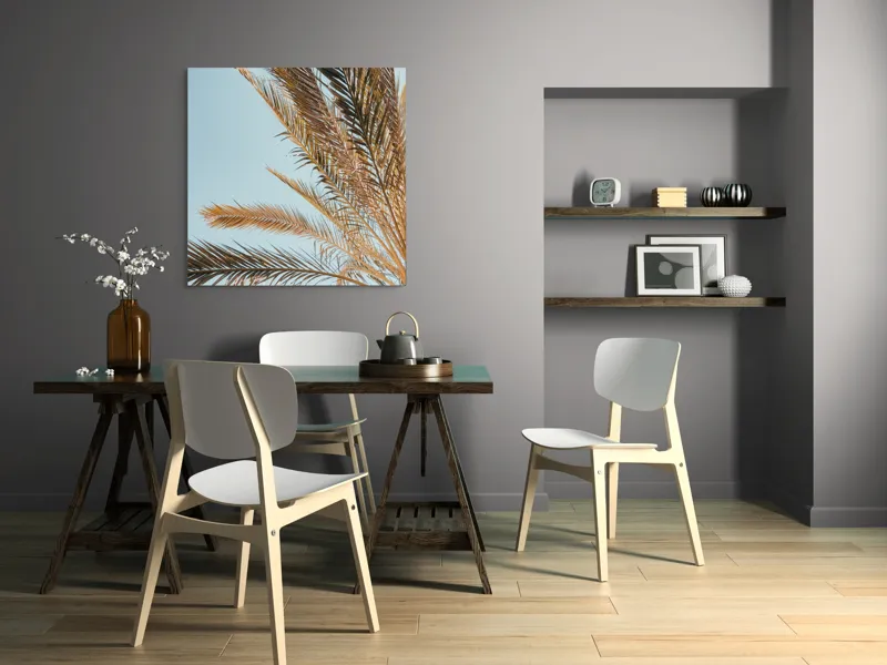 Palmier Frunze Cer Albastru Natură, 100 x 100 cm – poza 6