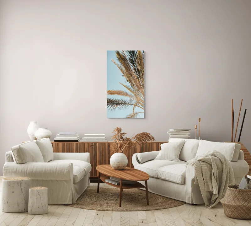 Palmier Frunze Cer Albastru Natură, 50 x 90 cm – poza 7