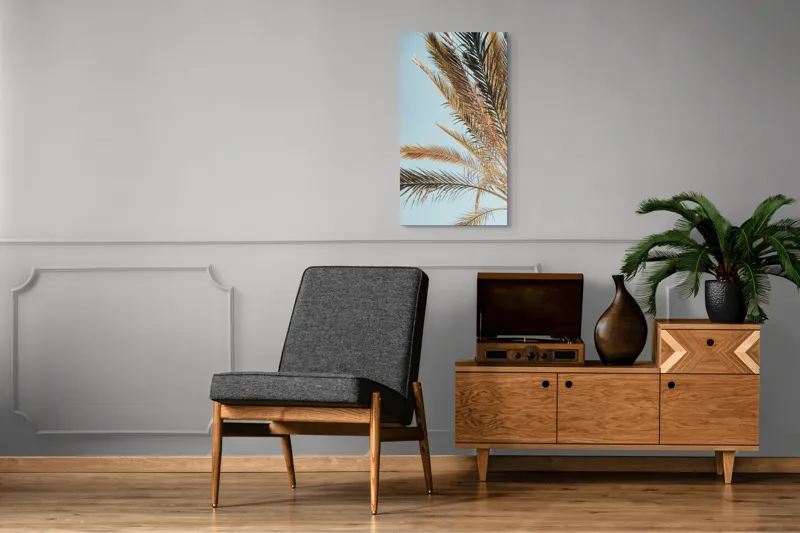 Palmier Frunze Cer Albastru Natură, 50 x 90 cm – poza 8