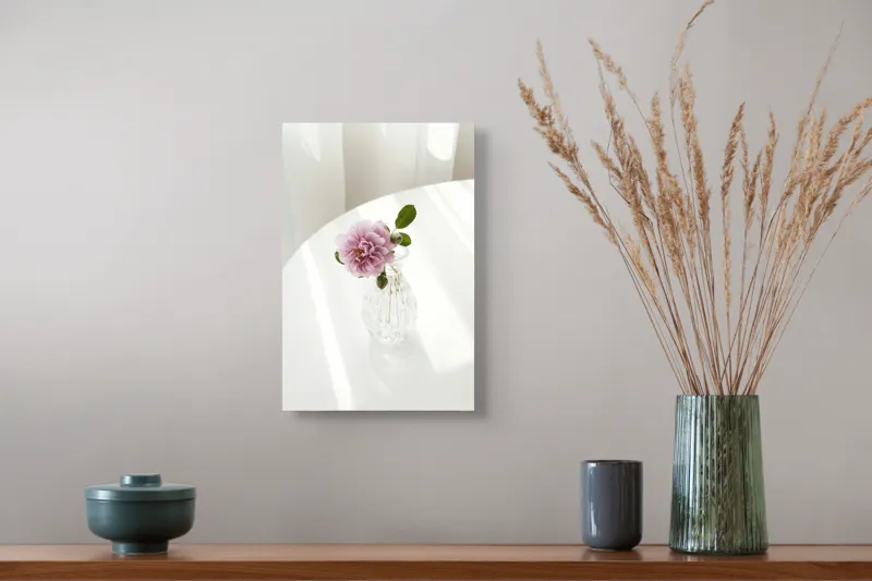 Floare și liniște pe canvas premium, 26 x 39 cm – poza 5