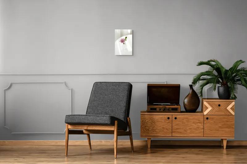 Floare și liniște pe canvas premium, 26 x 39 cm – poza 8