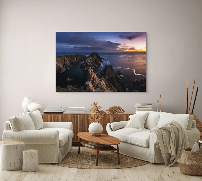 Costa Dramatică la Apus Marin, 150 x 100 cm – poza 3